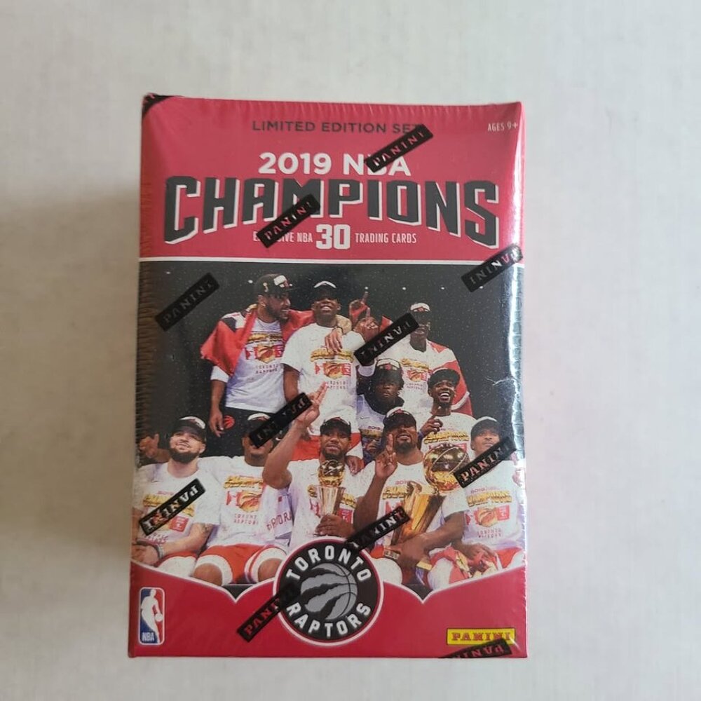 Panini 2019 NBA Champions Toronto Raptors Limited Edition Team Set Card Box NEW